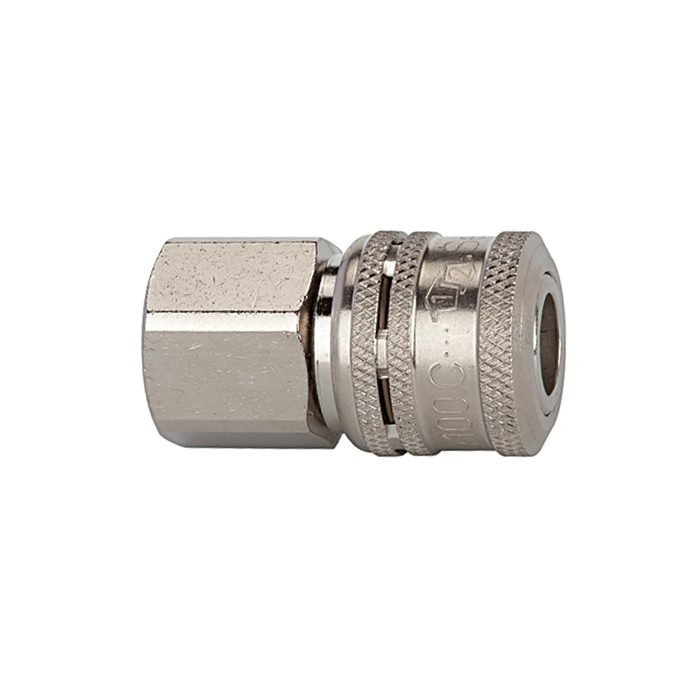 [107533] RIEGLER Safety coupling NW 7.8, type SEK, nickel-plated brass, G 1/4 IG