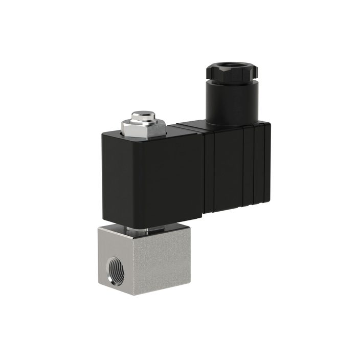[146067] RIEGLER 2/2 MV, NC, ES, G1/8, DN 2.5, PN 0-14, FPM, direct, 230V AC