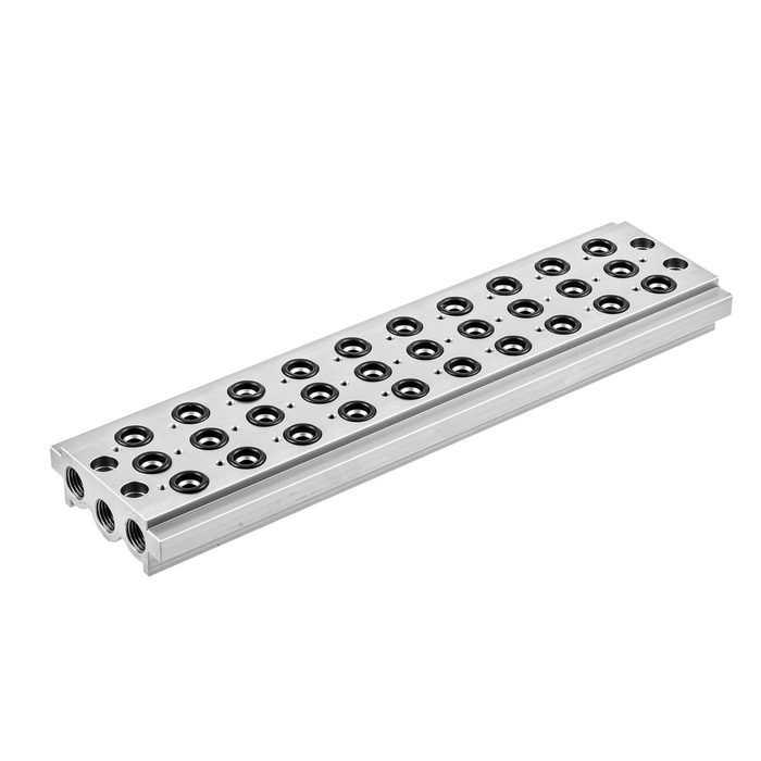 RIEGLER Multiple base plate 10-fold "BASIC", G 1/8