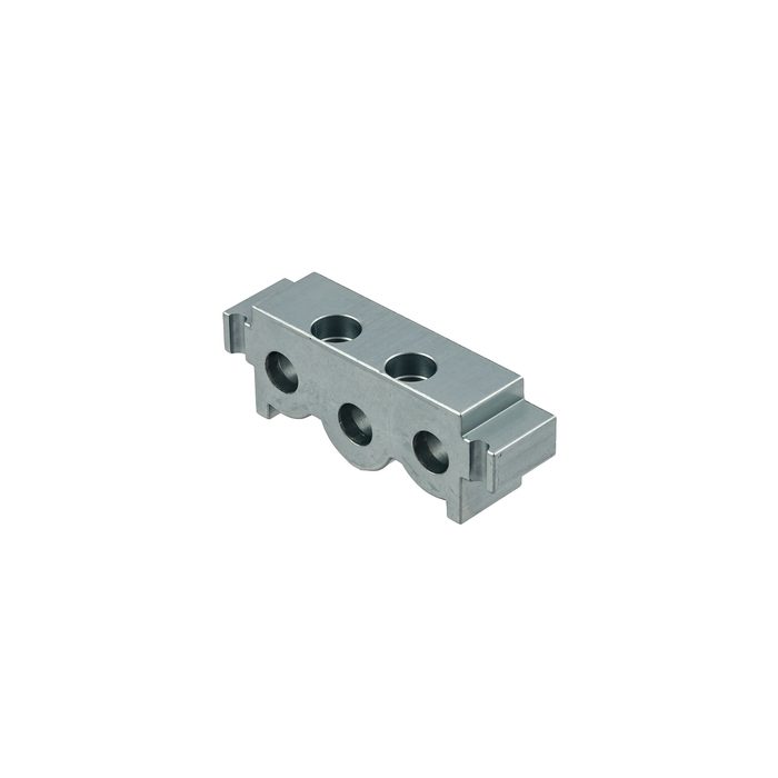[146734] RIEGLER Outlet plate without seals, G 1/8, base plate system