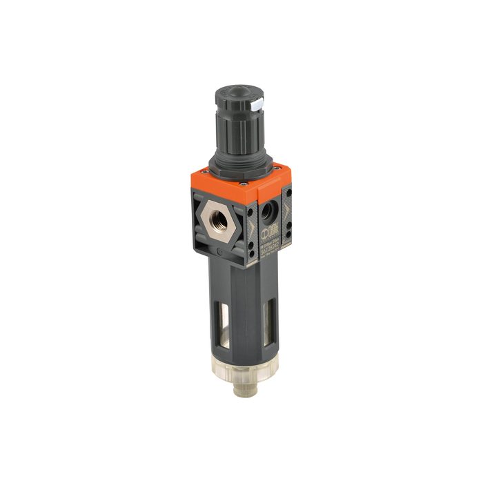 RIEGLER Filterregler »SYNTESI«, BG1, G 1/4, 20µm, 0…12bar, RMSA, o. Mano.