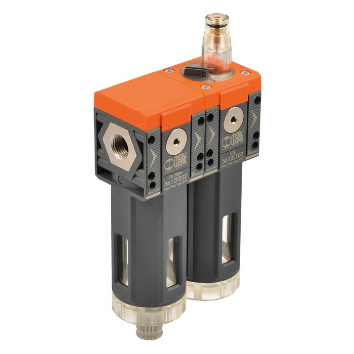RIEGLER Filter + Öler »SYNTESI«, BG 1, G 3/8, 20 µm, RA vollautomatisch