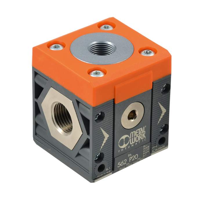 RIEGLER Luftabnahme 4-Wege »SYNTESI«, BG2, G 1/2, Abg. 1x G 3/8, 3x G 1/4