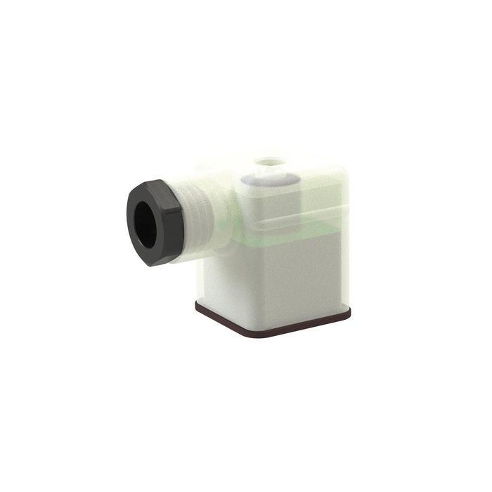 RIEGLER Cable plug, type A, 200-240 V, AC/DC, LED, M16 IG