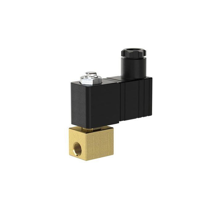 RIEGLER 2/2 MV, NC, MS, G18, DN 2,5, PN 0-8, NBR, direktg. 24V AC