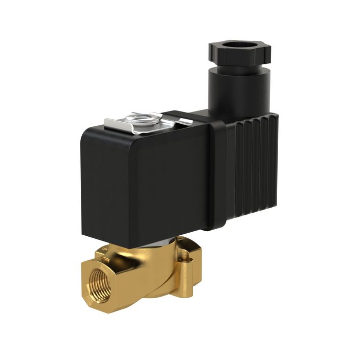 RIEGLER 3/2-Wege-MV, MS, NC, direktg, 230V AC, 50-60Hz, G 1/8, PN 0-15bar
