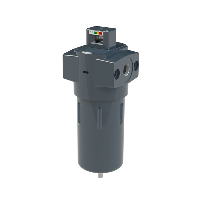 RIEGLER Mikrofilter mit Differenzdruckmanometer, 0,01 µm, G 1