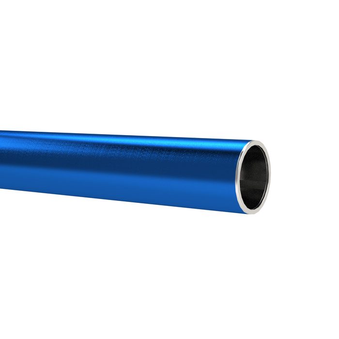 RIEGLER Aluminiumrohr, blau, Rohr-ø 15x13, 3 m