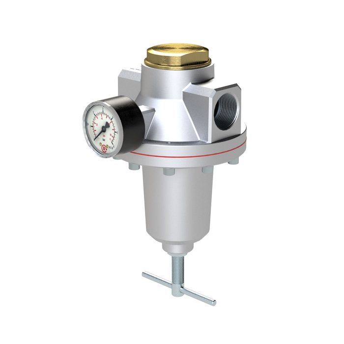 [147513] RIEGLER Konstant-Druckregler inkl. Manometer, BG 4, G 3/4, 0,1 - 3 bar