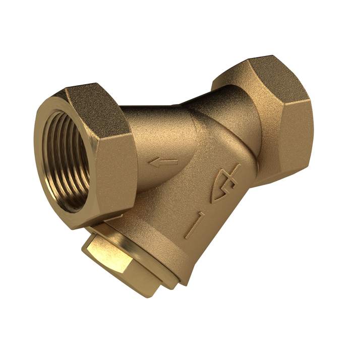 RIEGLER strainer, gunmetal, G 1 1/2, DN 40, MW 0.25 mm