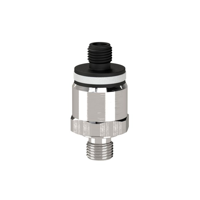 RIEGLER pressure sensor, A-1200, G 1/4, 0 - 2.5 bar, 1.0%FS, PNP, M12x1, 316L