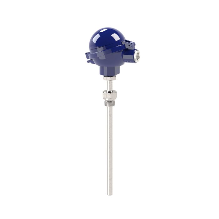 RIEGLER Widerstandsthermometer, TR10-C, 1xPt100, 4-Leiter, 4-20 mA, 400mm