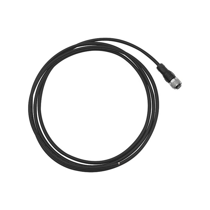 RIEGLER connector plug straight, 4-pin, with PUR cable 10 m