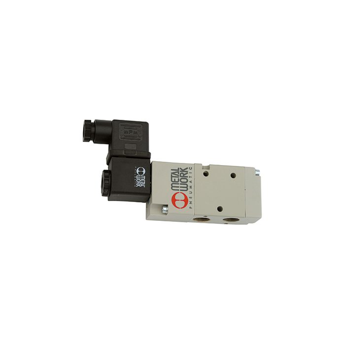 RIEGLER 3/2-way valve, low-temp., electro-pneumatic, mono, G 1/8, NC, 110 V AC