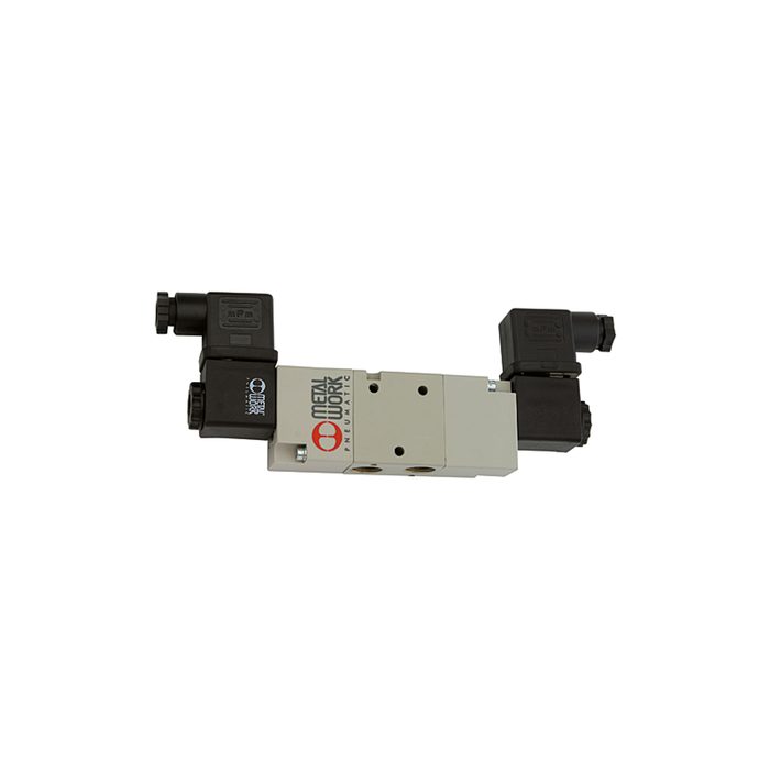 RIEGLER 3/2-way valve, low-temp., electro-pneumatic, bistable, G 3/8, 230 V AC