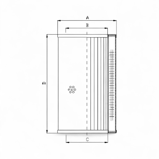 FILTREC hydraulic filter element (suction filter) S232T25