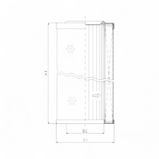 FILTREC replacement filter element for SF-Filter 036360P10