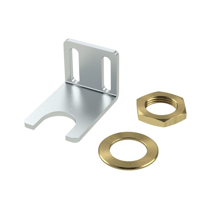 RIEGLER Haltewinkel mit Mutter und Scheibe,»Standard«,BG 1,BG 2,bis G1/2