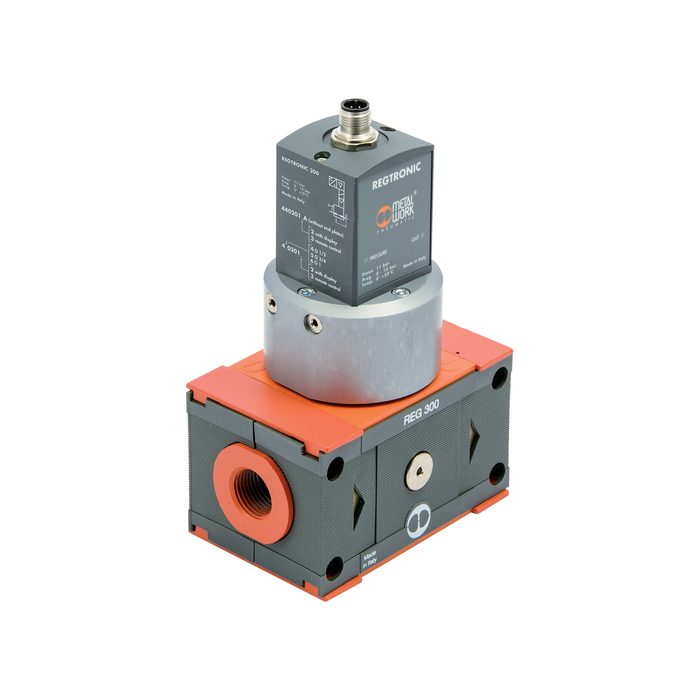 RIEGLER Präz.-Prop.-Druckregler REGTRONIC 300, G 3/4, ferngest.,IO-Link
