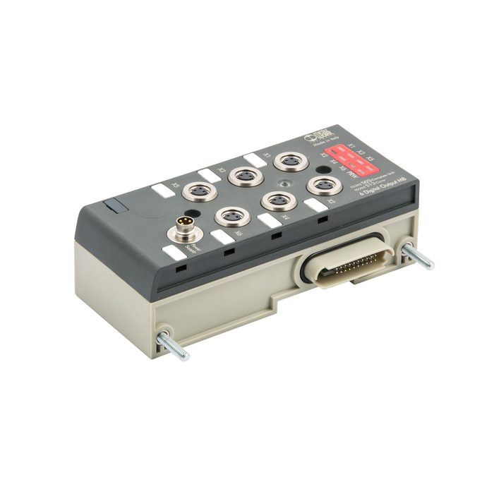 RIEGLER EB 80 signal module, 6x M8 digital outputs, power supply
