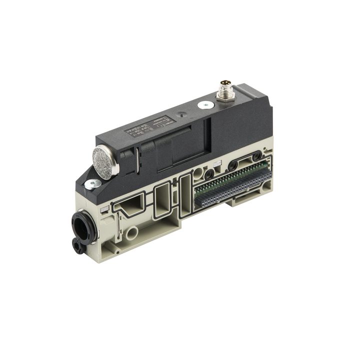 RIEGLER Zw.-Modul EB80 Ø12, Abluft 1xØ12, Anschl. 1 getr., mit el. Einsp.