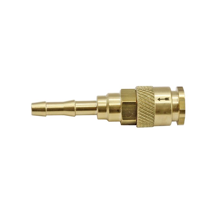 RIEGLER quick coupling, for installation in the hose, fuel gas, DN 6.3